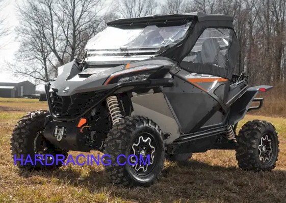 UTV Zipper Soft Cab Enclosure Upper Doors Compatible With Polaris Ranger 1000 20
